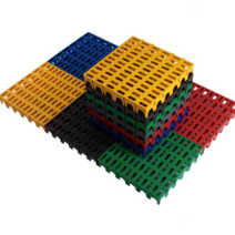 조립식 물 배출 플라스틱 깔판 깔개 매트 세차장 40x80cm 50x50cm, 5 cm  40 80 cm 그린, 1개