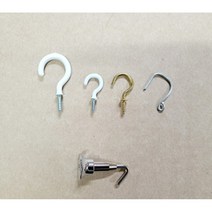 [소품팩토리] 모빌 연결고리 물음표고리 천정고리 후크 자개모빌 DIY 박나래모빌 발리소품, 실버 천정고리