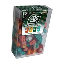 Tic Tac Spender Mini Boxes 틱탁 스펜더 미니 박스 캔디 0.12oz(3.9g) 60개입