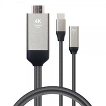 스마텍 충전식 미러링케이블 ST-MC200 (C to HDMI), 1개, 1개