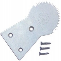 MKTROD COCONUT SCRAPER SHREDDER THAI TEETH TOOL STAINLESS STEEL GRATER KITCHEN WITH 3 SCREWS, 1