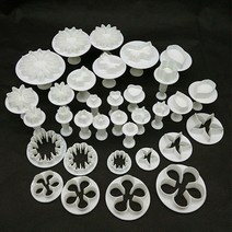 홈베이킹 베이킹 도구 세트 쿠키틀 짤주머니 실리콘 모양틀 1533pcs 플런저 퐁당 커터 케이크 쿠키 금형 비스킷 금형 diy 공예 3d 빵 그릇 새로운 금형 디저트 메이커, 무작위 15개