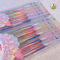 제브라 사라사클립볼펜 마블칼라 0.5mm 5색 세트, 52세트