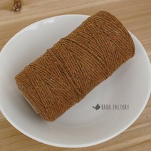 바다팩토리 마크라메 실 0.2cm 컬러 면로프 10합 (3마), 5.카라멜, 1개