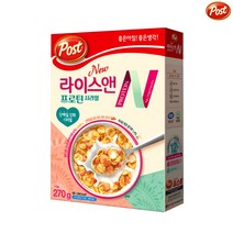 POST 단백질 강화 시리얼 라이스N 프로틴 시리얼 270g, 1개