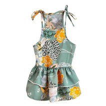 애견 한복 작은 개 드레스 14 가지 종류 여름 애완 동물 옷 강아지 고양이 꽃무늬 Sundress 공주 치마 웨딩, 10 Style 12_01 XS
