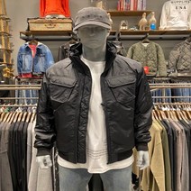 [BUCKAROO][버커루 진] [2021신상품청바지][고민하면품절][가성비최고][전국최초할인][2021대박세일][매니저추천상품][로켓배송]공용 나일론 시레 하이넥 지퍼장식 패딩 점퍼
