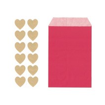 멀티 컬러 크래프트 종이 봉투 사탕 비스킷 가방 과자 도구 포장 웨딩 파티 초대장 인사말 카드 선물 12, 04 빨간_01 10x16cm