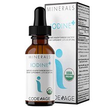 USDA Organic Iodine Drops – 250 Mcg - 1+ Year Supply - Nascent Liquid Iodine Supplement – Iodine Dro, 1