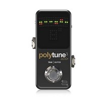 TC Electronic 전자 폴리튠 3NIWAR 멀티 튜닝 모드와 BONAFIDE 버퍼가 내장된 소형 폴리폰 튜너., Single_POLYTUNE 3 NOIR