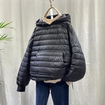 여자 경량패딩 맨투맨 퀄팅 후드티 루즈핏 맨투맨 겨울