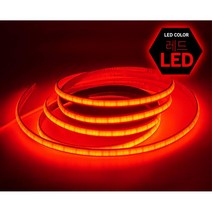 빨간색 LED바 면발광 차박 텐트 카라반 조명 셀프등교체 드레스룸 실외벽등, 10cm당(기본연결발송)