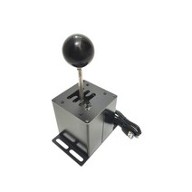 Logitech G29/G25/G27/G920 용 PC USB H 기어 시프터 Thrustmaster T300RS/GT 스티어링 휠 ETS2 simlacing 레이싱 게임용, 7.6-R-BK