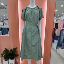 수스 넥 어깨셔링 포인트 라운드원피스 S242BOP606