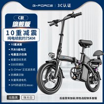 전기자전거 가성비 전동 자전거 항속 25km 출퇴근 로드자전거 접이식 48V, M