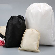 부직포봉투 더스트백 부직포주머니 10장, 블랙