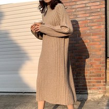 리더스타 1-A-243 여성원피스 니트원피스 기본핏 긴팔원피스 긴팔 롱원피스