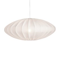 와트앤베케 엘립스 전등갓 65 cm 리넨 White