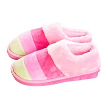 더자카 배색포인트 극세사 실내화, Y241LHLL010