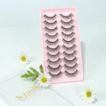 5 10 쌍 3D 밍크 속눈썹 자연 힐 메이크업 Cils 희미한 잔인 Maquiagem, 10Pairs-Y8