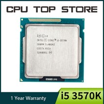 I7-8700K 인텔코어 i5 3570K 3.4GHz 6MB 5.0GT/s SR0PM LGA 1155 CPU 프로세서 인텔 코어, 한개옵션0