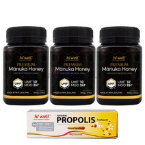 하이웰 프리미엄 마누카 허니 UMF 10+ 500g 3개
