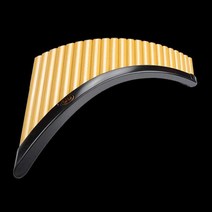 팬플룻 인디언 악기 초보자 입문용 목관악기 피리, 골드 오른손