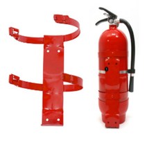 철밴드형 소화기거치대 3.3kg용 기둥 벽면 부착 브라켓
