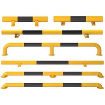 주차장 출입통제 바리게이트 접근 금지 휀스 울타리, 팔꿈치플랜지유형2000x100 x 1.5mm