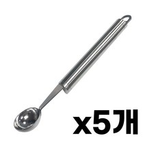 (디너벨)화채스푼x(5개) 화채스쿱 과일뜨기 수박스푼, 상품선택