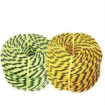 대경실업 PE로프 12mm-약150m (8.9Kg) 다용도 밧줄, 형광+흑색