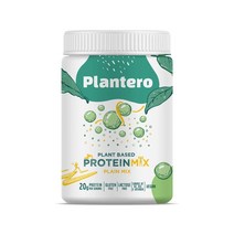 Plantero Plain Protein Isolate Blend ™ 슈퍼그린 믹스 비타민 0.4kg(0.8파운드) 13회 분량 단백 20g 비건 식물 기반 락토스 프리 글루텐 설