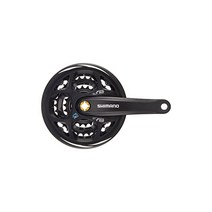시마노 SHIMANO 크랭크 세트 FC-M311 블랙 42X32X22T 170mm 8S/7S 체인 가드 장착 대응 BB 사각축 122.5mm L123 EFCM311C222CL ALTUS 알타스