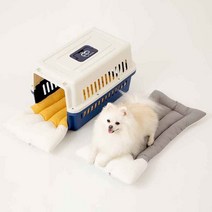 [페스텝] 강아지방석 사계절 켄넬 전용 방석 (L), 베이지, L