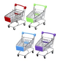 (대) 미니쇼핑카트 -T/미니카트/마트카트/바구니 칼라 태극, 블루