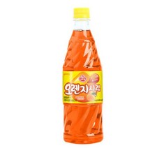 오뚜기 시럽 슬러시 오렌지향 1병 시럽원액, 9개, 1kg