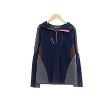 블랙야크 네이비 후리스후드티 여자 0656