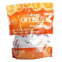 코로메가 오메가 3 스퀴즈, 1개, 오렌지(Orange)
