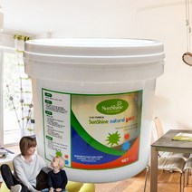 선샤인 천연페인트(2리터), 화이트+작업도구