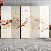 공간분리 가벽 원목 파티션 알루미늄 합금 가벼운 고급 금속 이동식 칸막이 F 60, 사용자 정의 크기