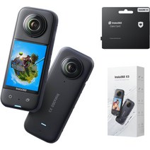 인스타360 X3 터치 방수 360 액션캠, 독립형+Insta360 케어