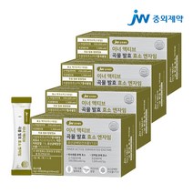 [KT알파쇼핑]JW중외제약 이너 액티브 곡물 발효 효소 엔자임 유산균배양건조물V133 4박스, 상세페이지참조