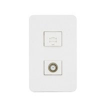 클린 디아트 인터넷8P 1구+CATV2방 화이트, 1개