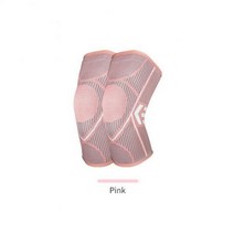 관절염 관절 나일론 스포츠용 무릎 보호대 1 쌍 피트니스 압박 슬리브 무릎 보호대 사이클링 러닝 프로텍터, PINK_XL | CHINA, 1개