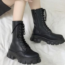어글리아웃솔 부츠 키높이 미들워커 레이스업워커 앵클 미들 첼시 부티힐 앵클힐 워커힐