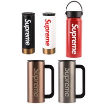 텀플러 보온 보냉 손잡이 머그컵 350 500 550ml 슈프림 친환경 선물용, 슈프림 텀플러 550ml 레드