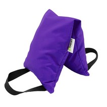 Bean Products 올리브 - 4.5kg(10파운드) 요가 샌드백으로 채워진 투 핸들 디자인 - 미국 제조, Purple