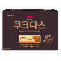 (대용량) 크라운 쿠크다스 커피 폴바셋 289g (사탕증정), 5개
