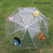 카카오프렌즈 러브포에버 투명 우산 살길이 58cm 주니어 성인