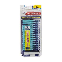 덴탈프로 일본정품 잭슨덴탈프로 치간칫솔 15P (휴대용캡포함), 4(M) 블루, 1개, 15개입
